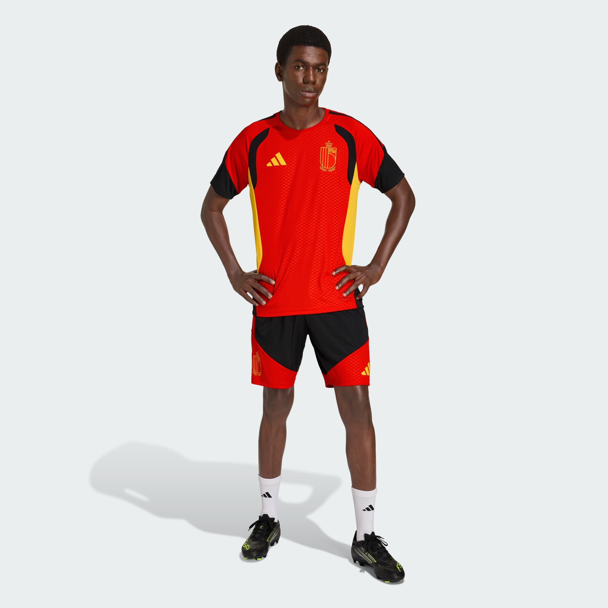 België Adidas Trainingsshirt - Rood - View 4